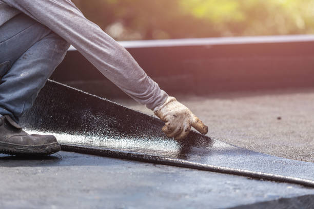 Professional Crawl Space Encapsulation technician working in Banco, VA